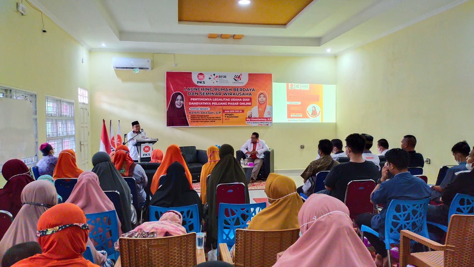 PKS Ogan Ilir Launching 'Rumah Berdaya' : Wadah Pemberdayaan UMKM 3 SAVE 20211108 120538 1